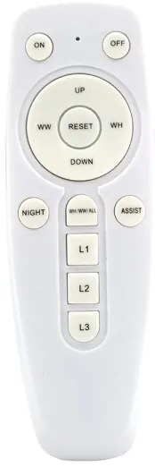 LED Prisadený luster SIENA LED/72W/230V biela + diaľkové ovládanie