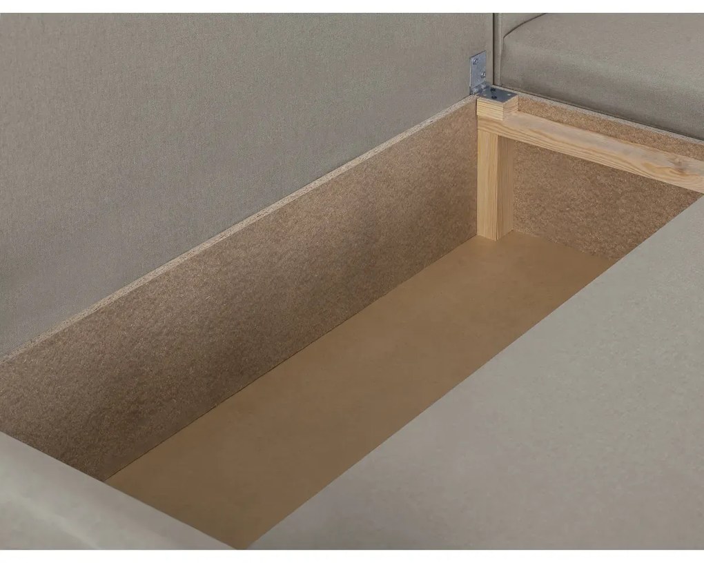 MEGA AKCE Rozkládací rohová sedací souprava ALEX Béžová