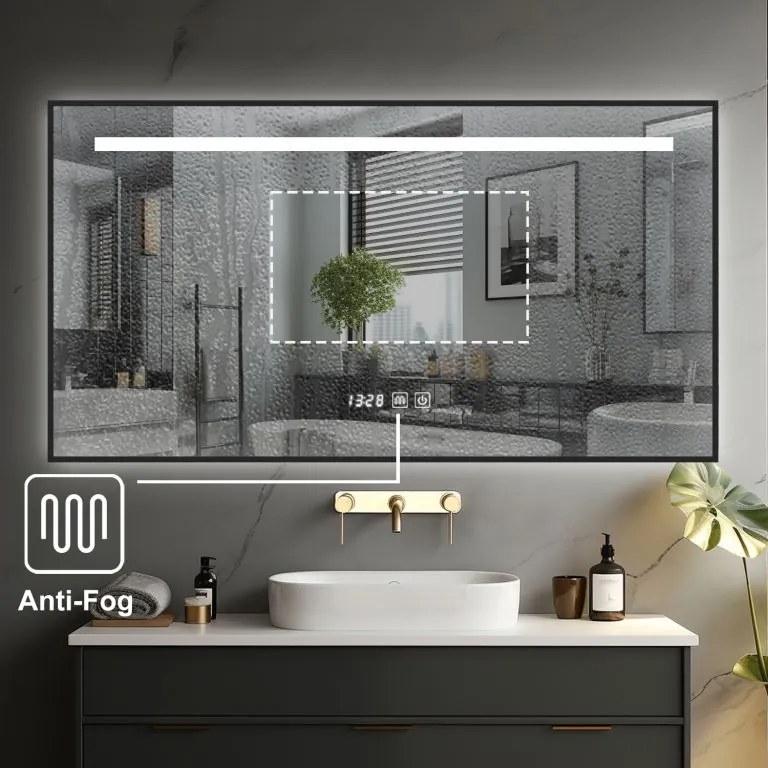 Ireda kúpeľňové zrkadlo s LED osvetlením DF95802