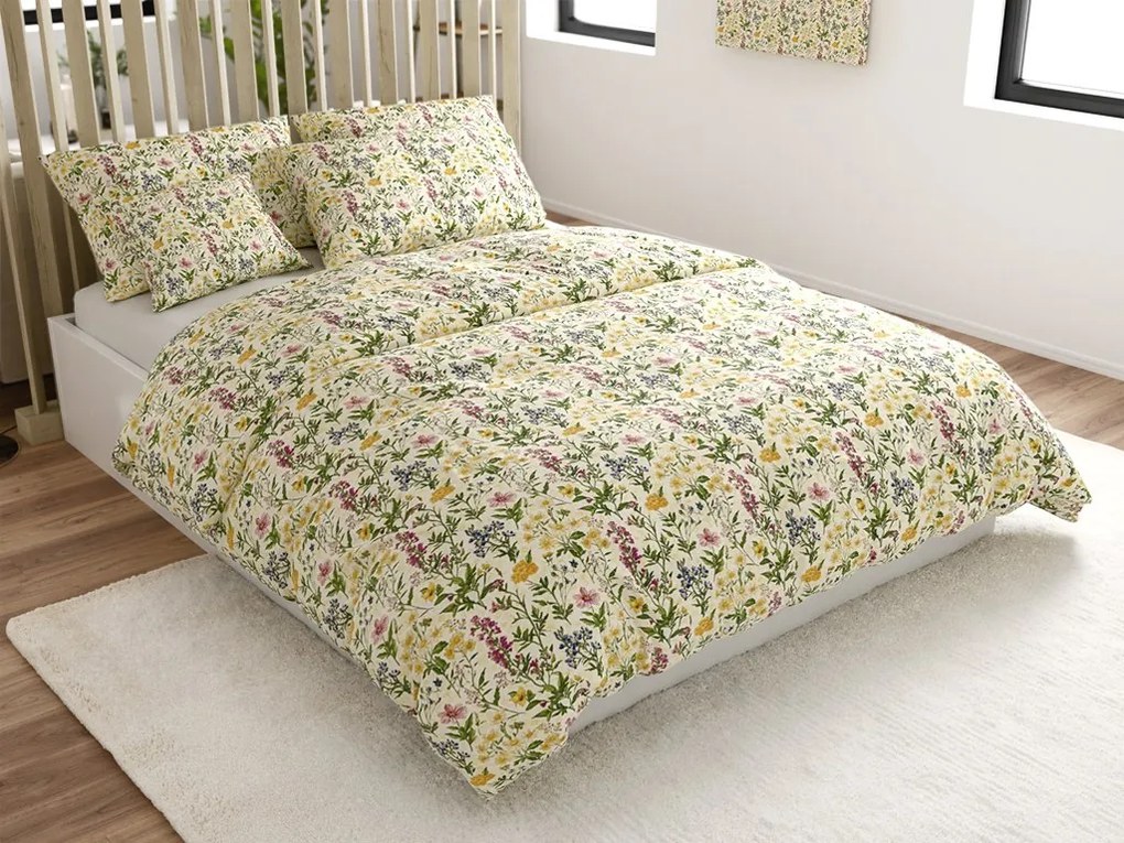 Krepové obliečky HERBELLE farebné Rozmer obliečky: 70 x 90 cm | 140 x 200 cm