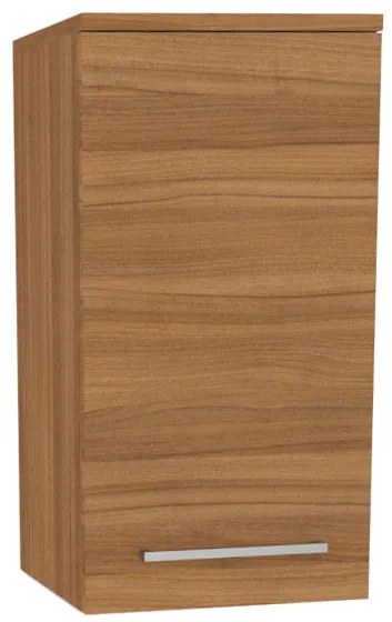 Mereo, Mereo Bino kúpeľňová skrinka horná 63 cm, pravá, Multidecor, Orech Dijon prírodný, MER-CN696ODP1