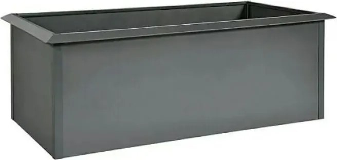 Gardol Vysoký záhon dvojstenný s lemom proti slimákom, oceľ, 200 × 100 × 76 cm