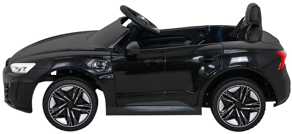 RAMIZ Elektrická autíčko Audi RS E-Tron GT - čierne - 4x25W - BATÉRIA - 12V7Ah - 2023