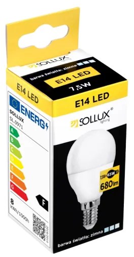 LED žiarovka E14 4000K 7,5 W 680lm SL.0971 - Sollux