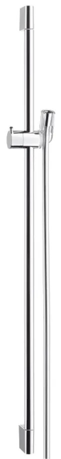 Hansgrohe Unica, sprchová tyč C 900 mm so sprchovacou hadicou Isiflex 1600 mm, chrómová, HAN-27610000