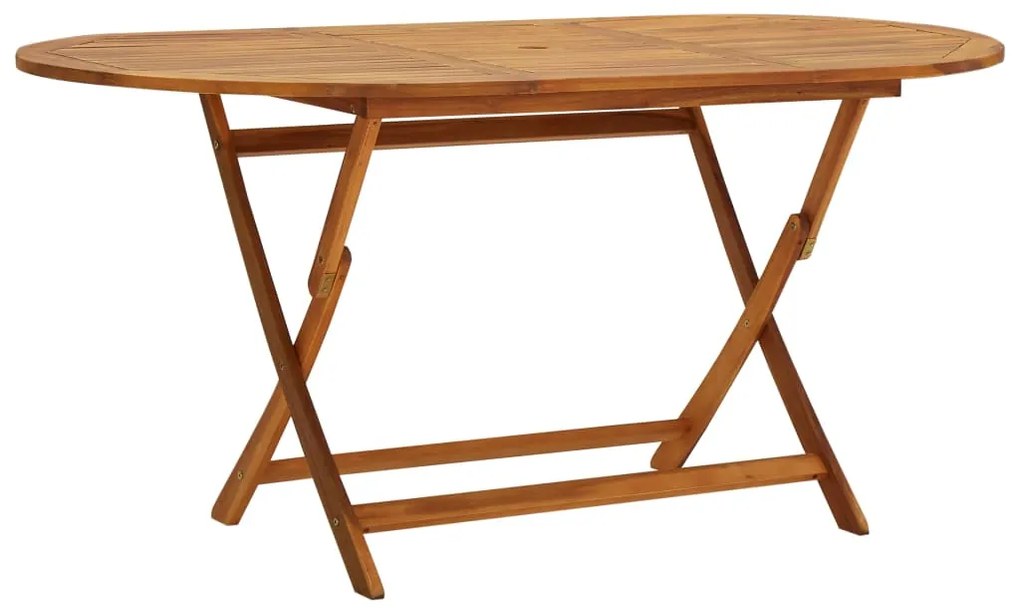 vidaXL Záhradný stôl 160x85x75 cm, akáciový masív