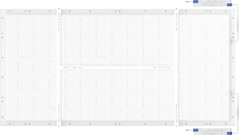 Mexen Brill-S, stropný LED panel 120×60 cm, 60 W, neutrálna biela 4000K, L207-120-060-6040-20