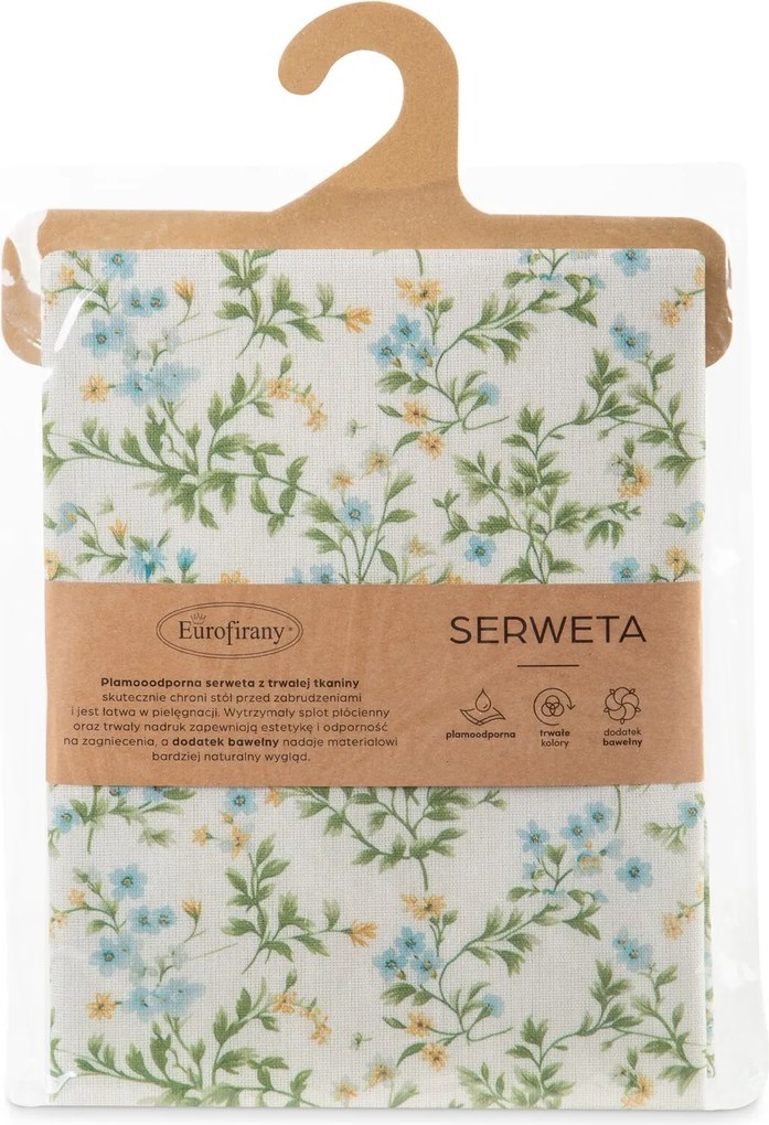 OBRUS TARA 85X85 CM KVETY