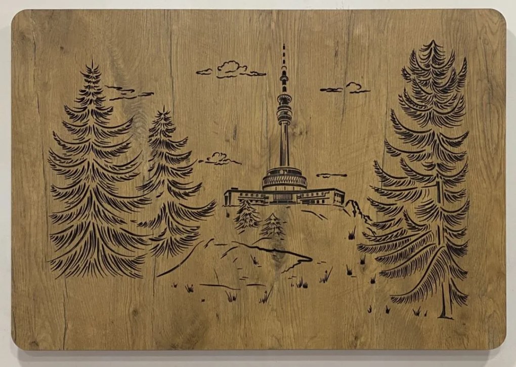 Obrazy na stenu Vysielač na vrchu