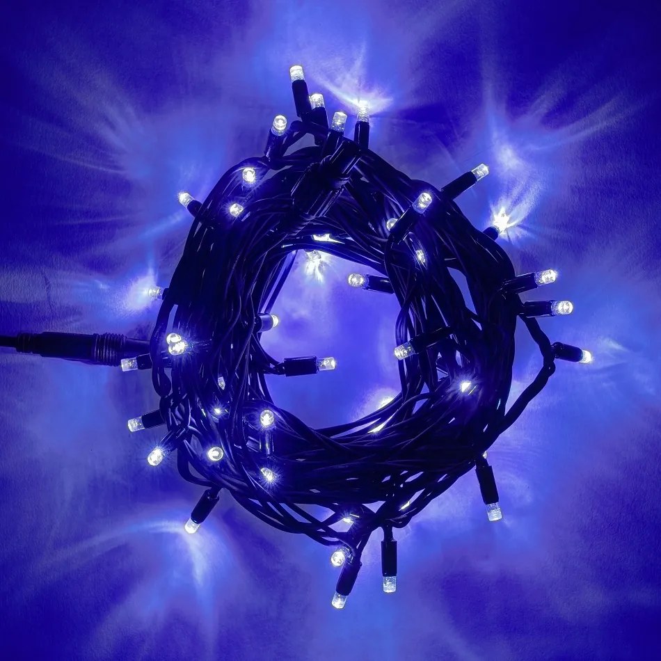 DECOLED LED světelný řetěz 20 m, modrá, 120 diod, IP67, Easy Fix