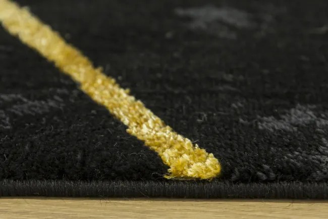 Koberec FESTIVAL 5871A žltý / čierný