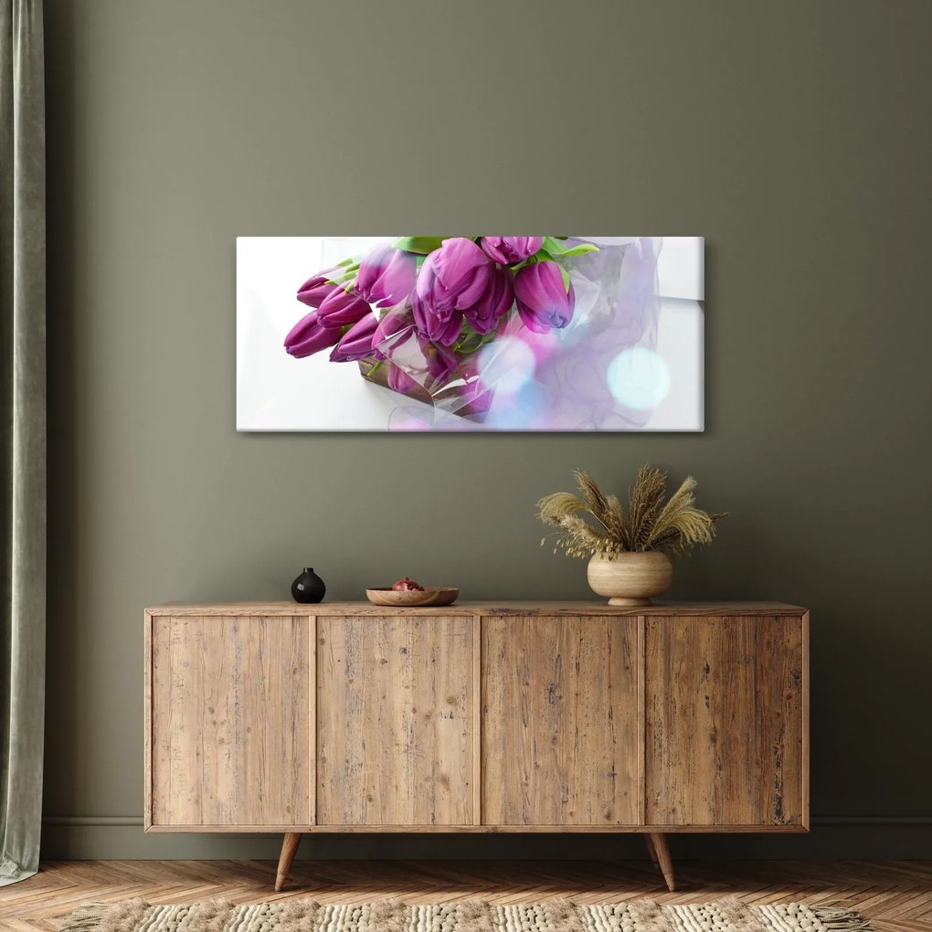 Obraz - kytice tulipánov (120x50 cm)