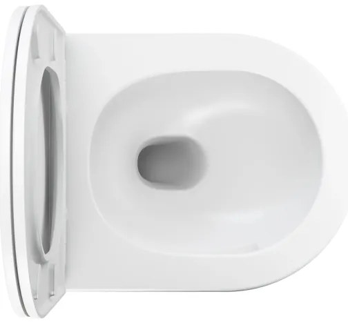 OMNIRES OTTAWASPXMWBM - Závesné WC s WC sedátkom SoftClose OTTAWA keramika/biela