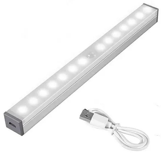 APT LED SVĚTLO S POHYBOVÝM SENZOREM STUDENÁ BÍLÁ