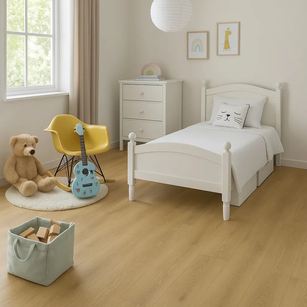 PVC podlaha - lino AladinTex Plus 2351 Timber Golden, na mieru, šíře 4m, hnedá, filc, chodba / predsieň, Gerflor