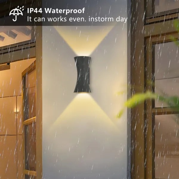 Brilagi - LED vonkajšie nástenné svietidlo BICON LED/10W/230V antracit IP44