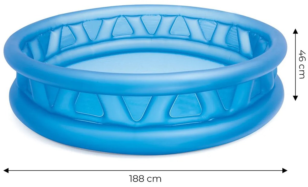 Intex Záhradný nafukovací bazén 58431- okrúhly