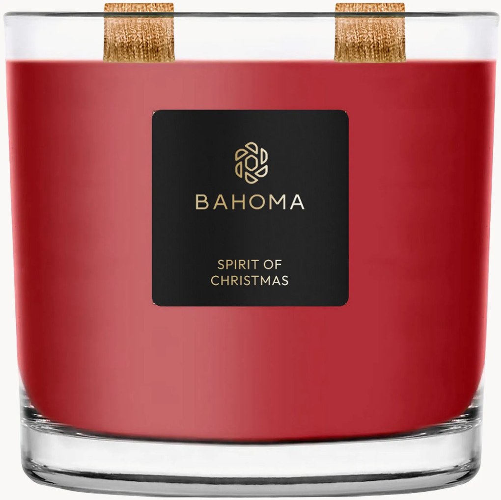 Ručne vyrobená dvojknôtová vonná sviečka Sprit of Christmas (Cassis, Clove & Amber)