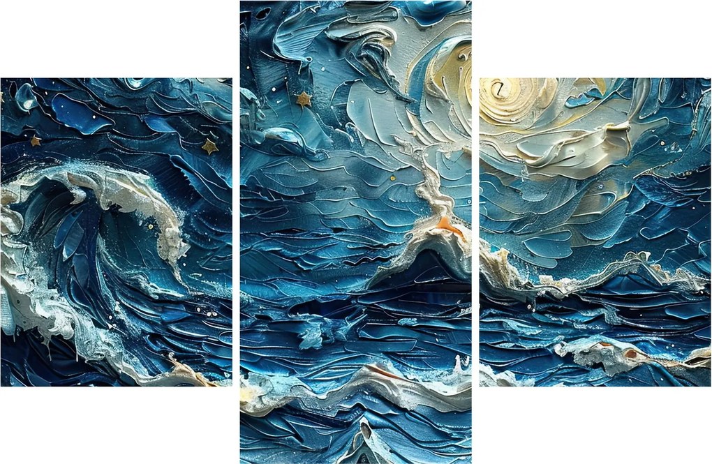 Obraz - Maľba oblohy a mora (90x60 cm)