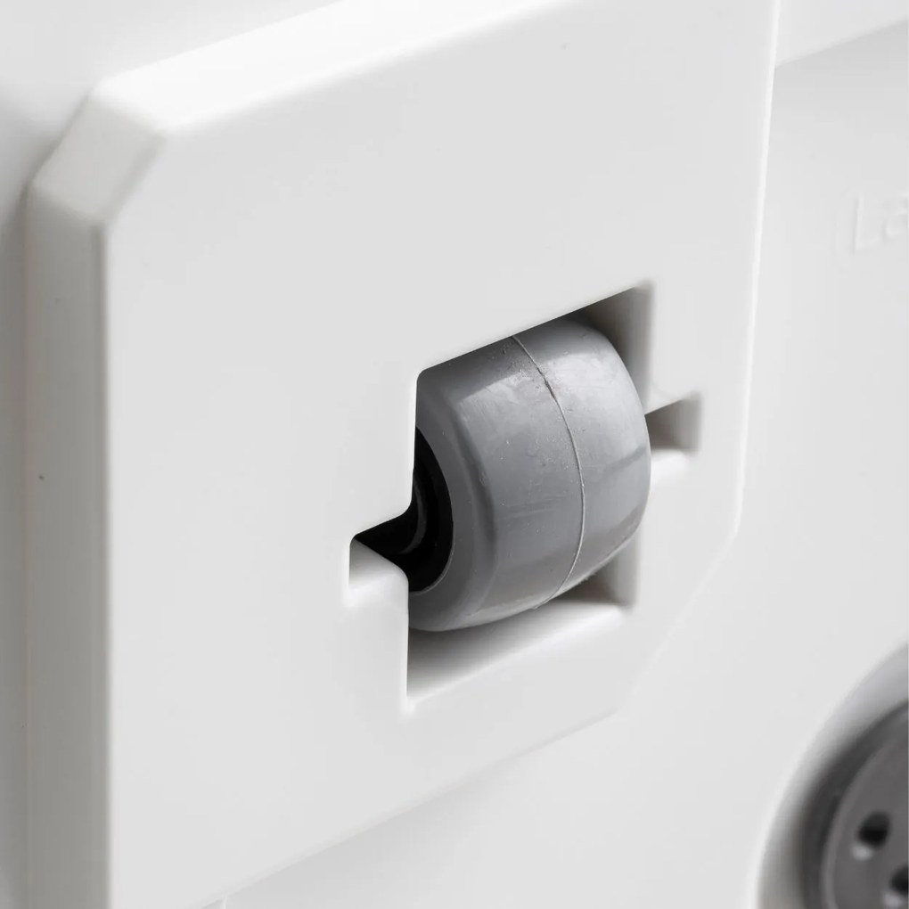 Květináč na kolečkách BETONIQUE 40x40 cm krémový