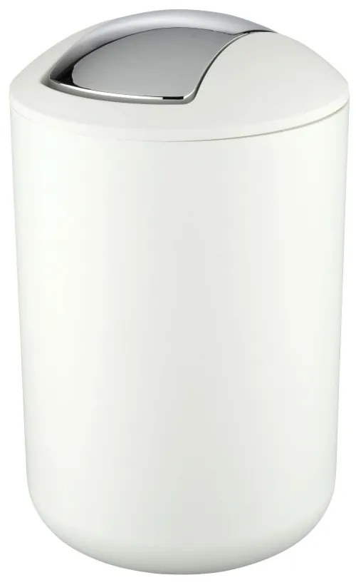 Biely odpadkový kôš Wenko Brasil, 6,5 l