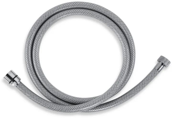 Novaservis - sprchová hadica plastová 200 cm šedá, PVC/200,8