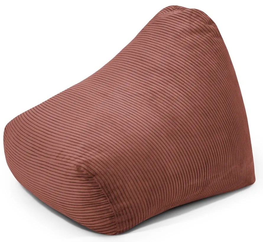 Menčestrový detský sedací vak v tehlovej farbe Snug 80 – SLOWDOWN