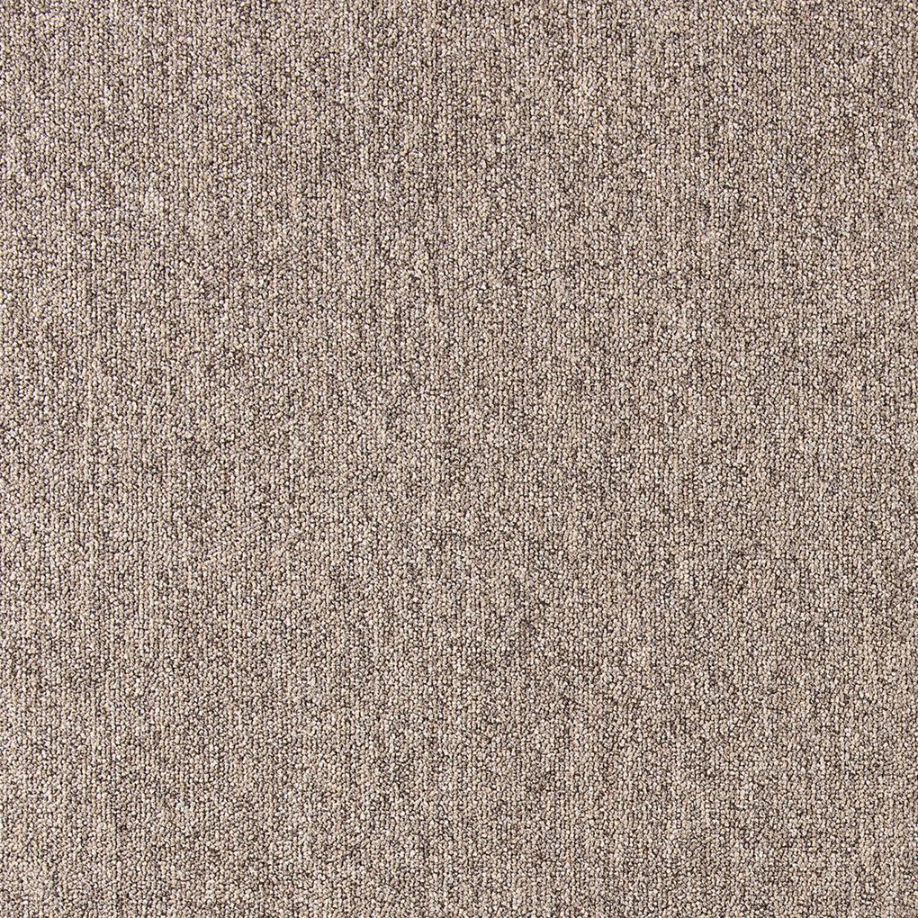 Tapibel, Metrážny koberec Cobalt SDN 64031-AB béžovo-hnedý, záťažový, na mieru, šíře 4m,5m, hnedá, ab (mriežka), chodba / predsieň