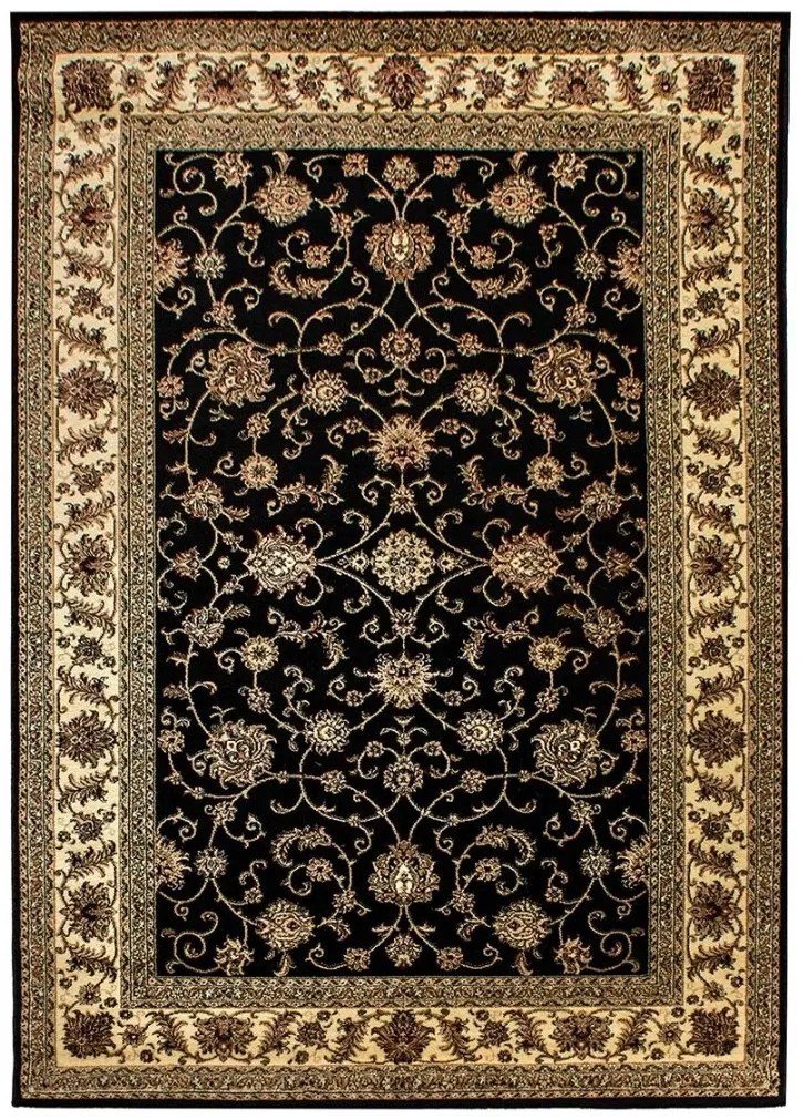 Ayyildiz, Kusový koberec Marrakesh 210 black, 160x230, čierna, kancelária