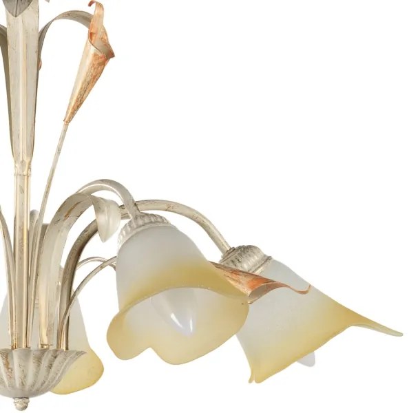 ONLI - Luster na reťazi LUCREZIA 5xE14/6W/230V krémová