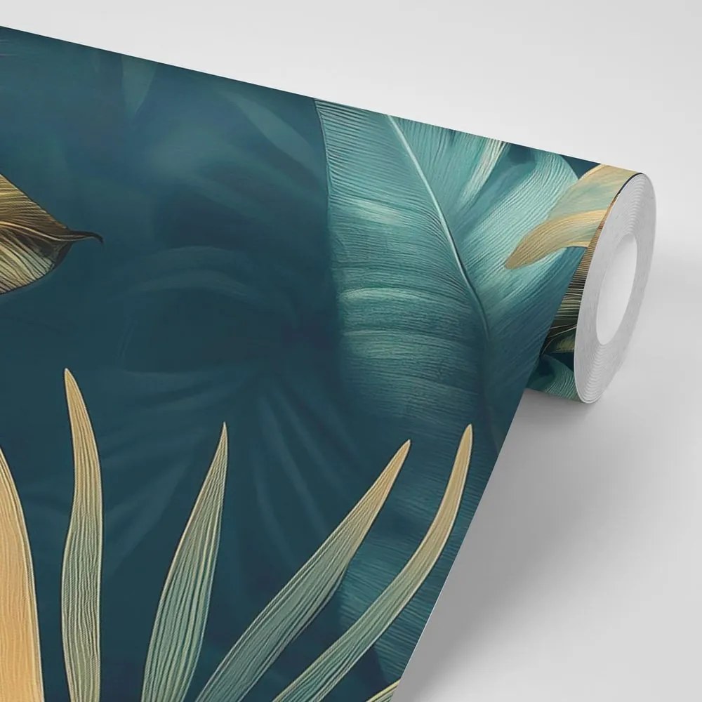 Samolepiaca tapeta palmové a banánové listy