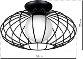 Stropné svietidlo KRONOS 1xE14/40W/230V