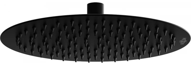 Mexen sprchová nerezová hlavica Round 25 cm, čierna, 79225-70
