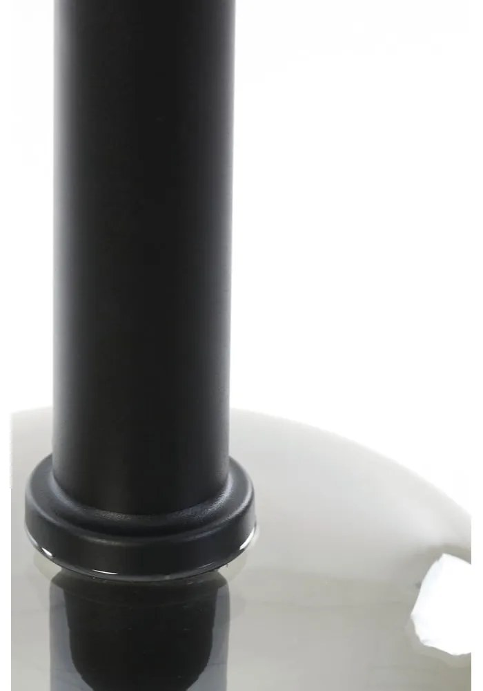 Sivé stropné svietidlo so skleneným tienidlom ø 21 cm Lekar - Light & Living