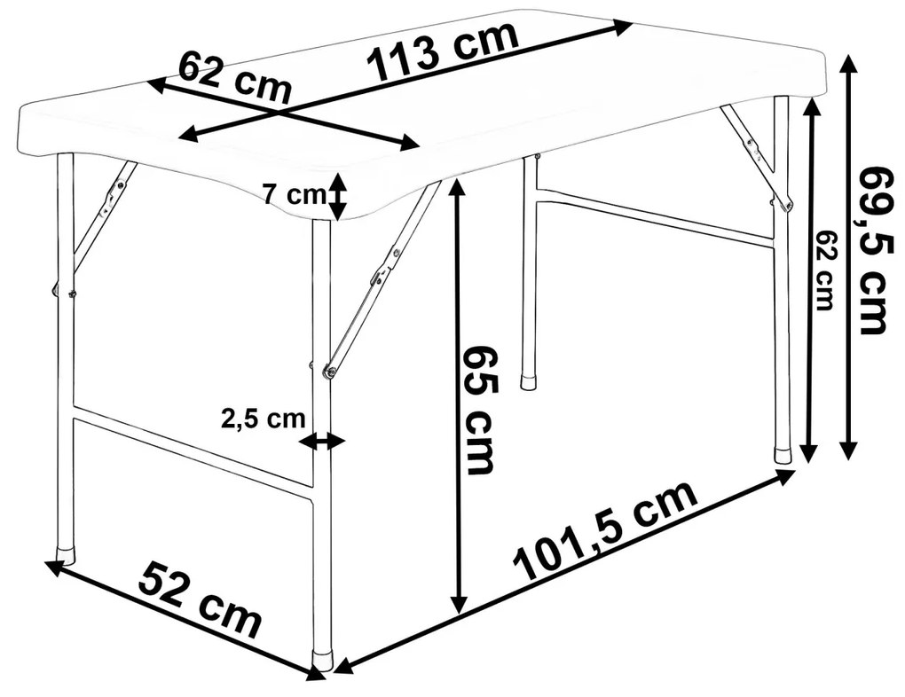 Cateringová súprava STANLEY biela
