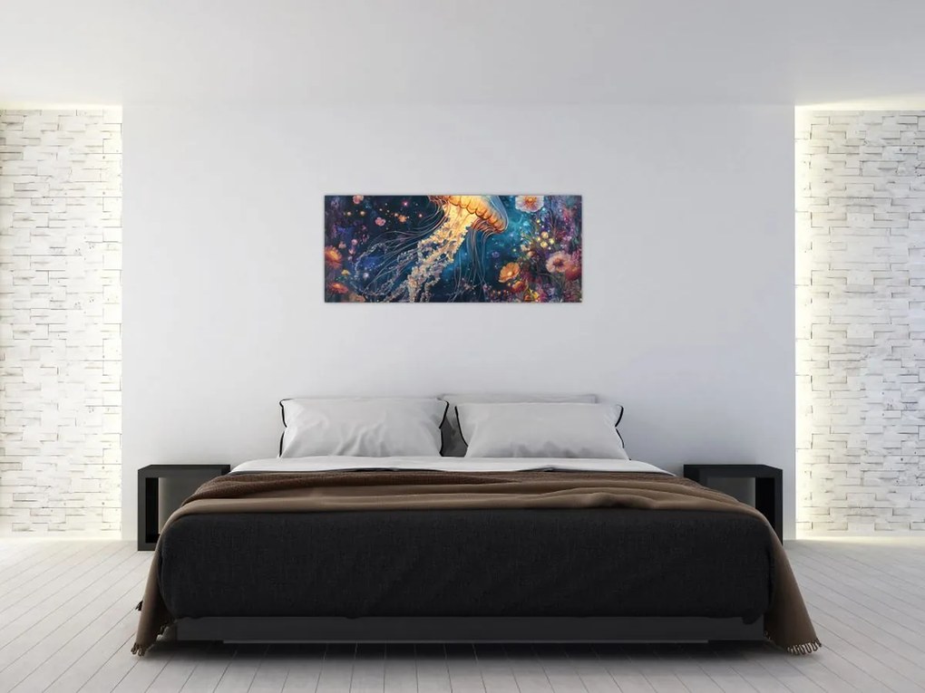 Obraz - Magická medúza (120x50 cm)