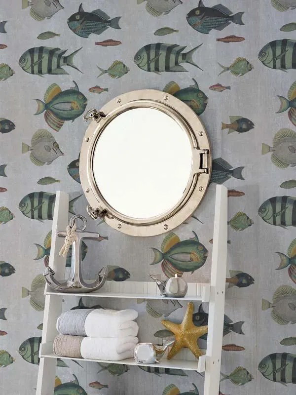 MINDTHEGAP Poissons Grey - tapeta
