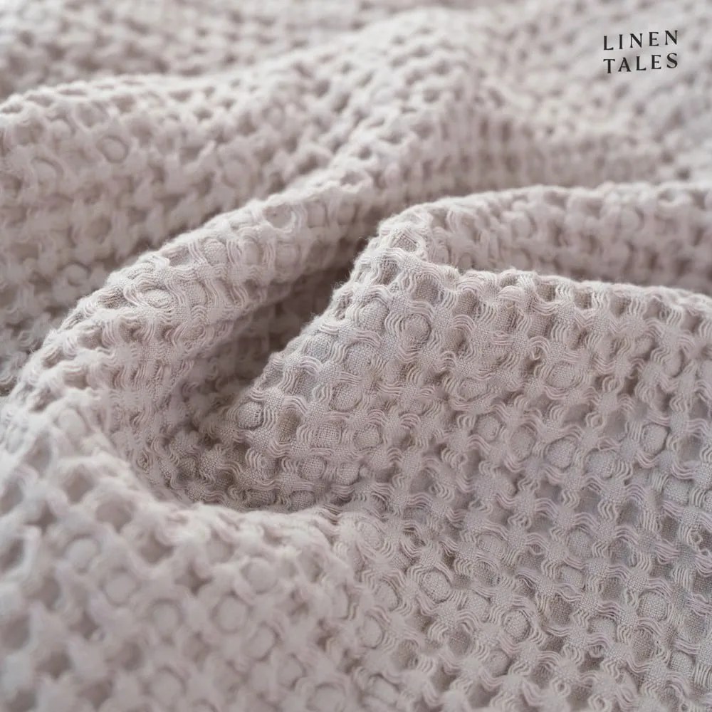 Svetloružové uteráky a osušky v súprave 3 ks Honeycomb - Linen Tales
