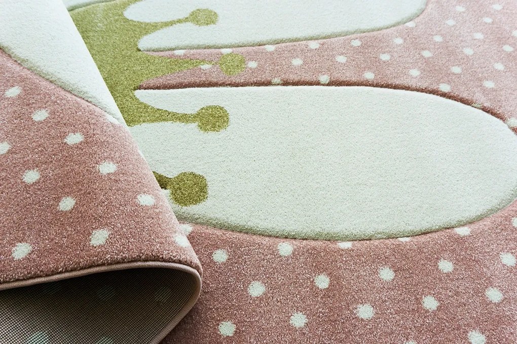 BE Koberec Smart Kids 22414 PINK – ružový obdĺžnikový Rozmer: 120x180 cm