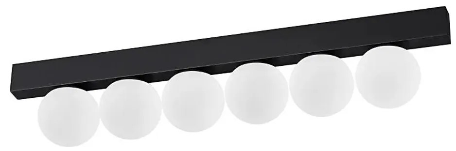 Ideal Lux - LED Stropné svietidlo PING PONG 6xLED/3W/230V CRI 90 čierna