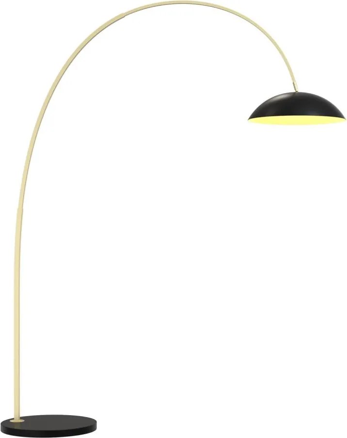 Wofi 3001-104 - LED Stmievateľná stojacia lampa ROSCOFF LED/21W/230V čierna/zlatá