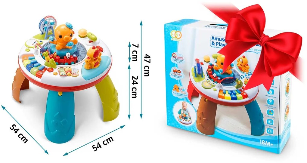 Vzdelávací stôl s hudbou a zvukom Ricokids 781800