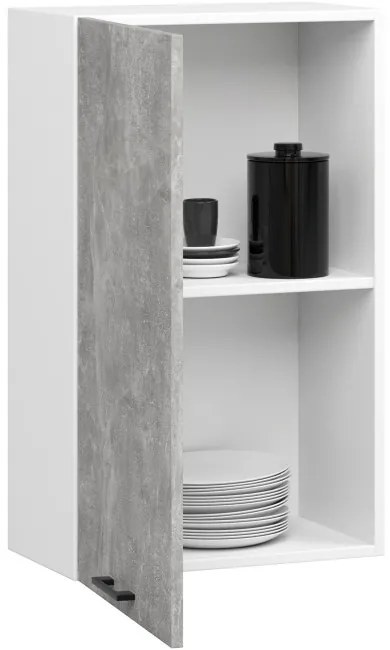 Horná kuchynská skrinka OLIWIA W50 H720 biela / betón