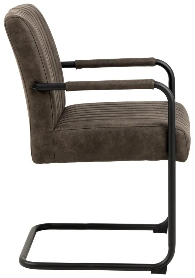 Tmavosivé jedálenské stoličky v súprave 2 ks Adele – Actona