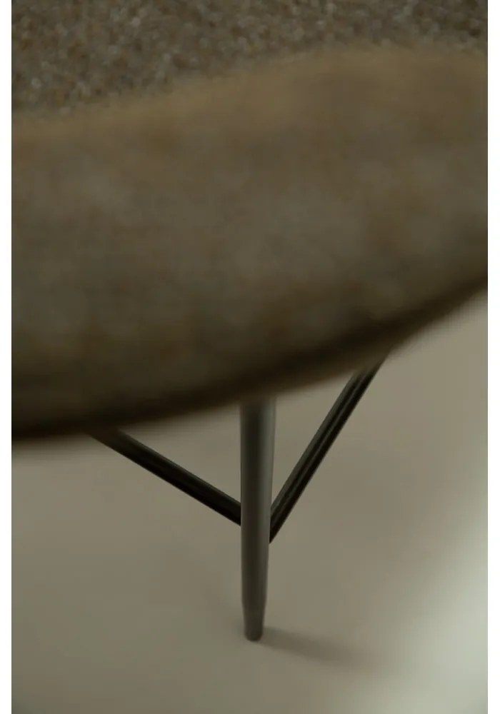 Khaki čalúnená barová stolička (výška sedadla 67,5 cm) Glam – DAN-FORM Denmark