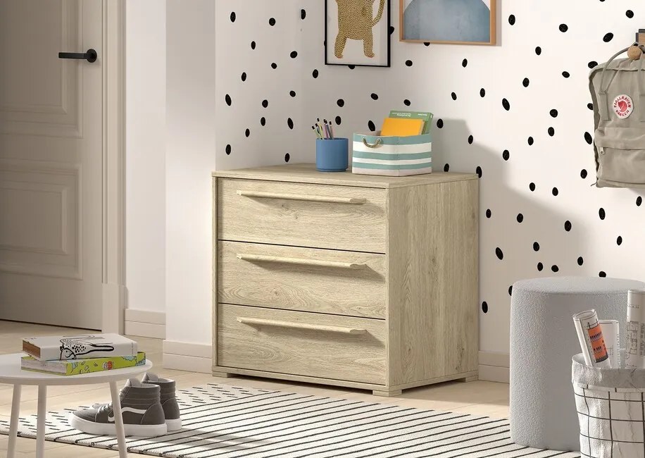 Komoda Forli dubový vzhľad 68cm