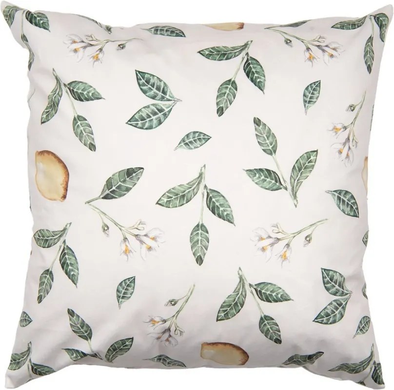 Obliečka na vankúš s citrónmi Lemons & Leafs - 45*45 cm