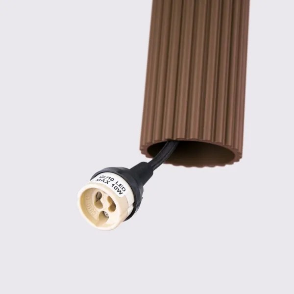 Brilagi - LED luster na lanku CRESTO 1xGU10/10W/230V hnedý