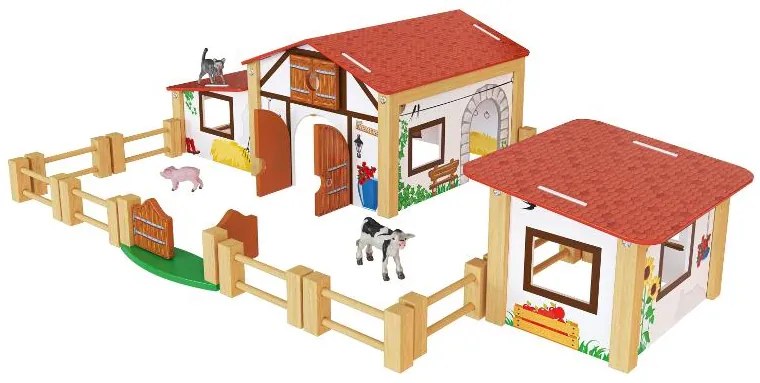 Playtive Drevený zvierací svet (farma) (100380938)