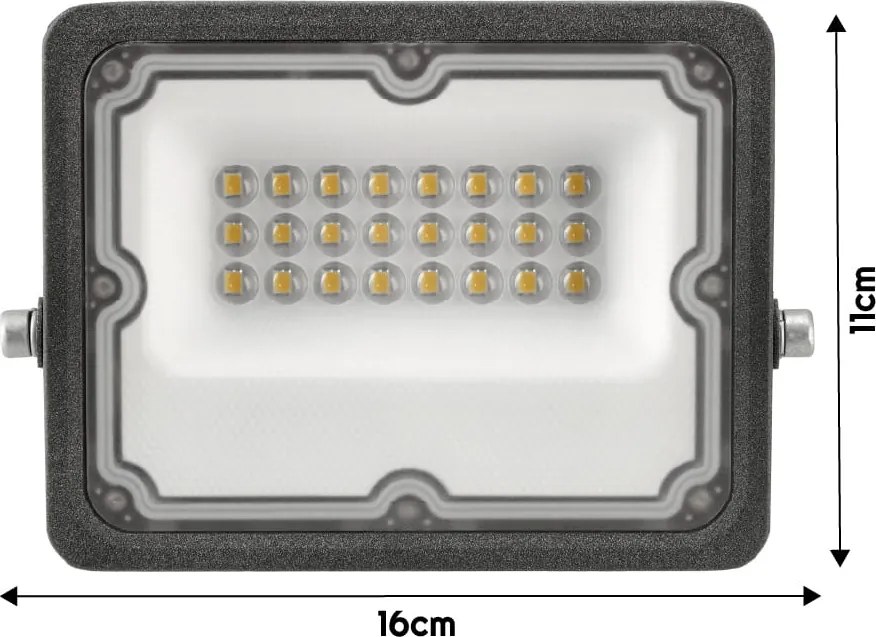 BERGE LED reflektor 20W - vodeodolný - neutrálna biela